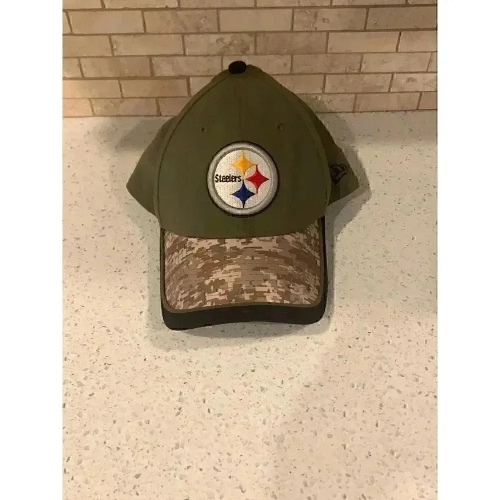 RARE Olive PITTSBURGH STEELERS Hat NEW ERA br